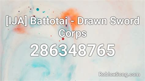 Rating 173. . Battotai roblox id